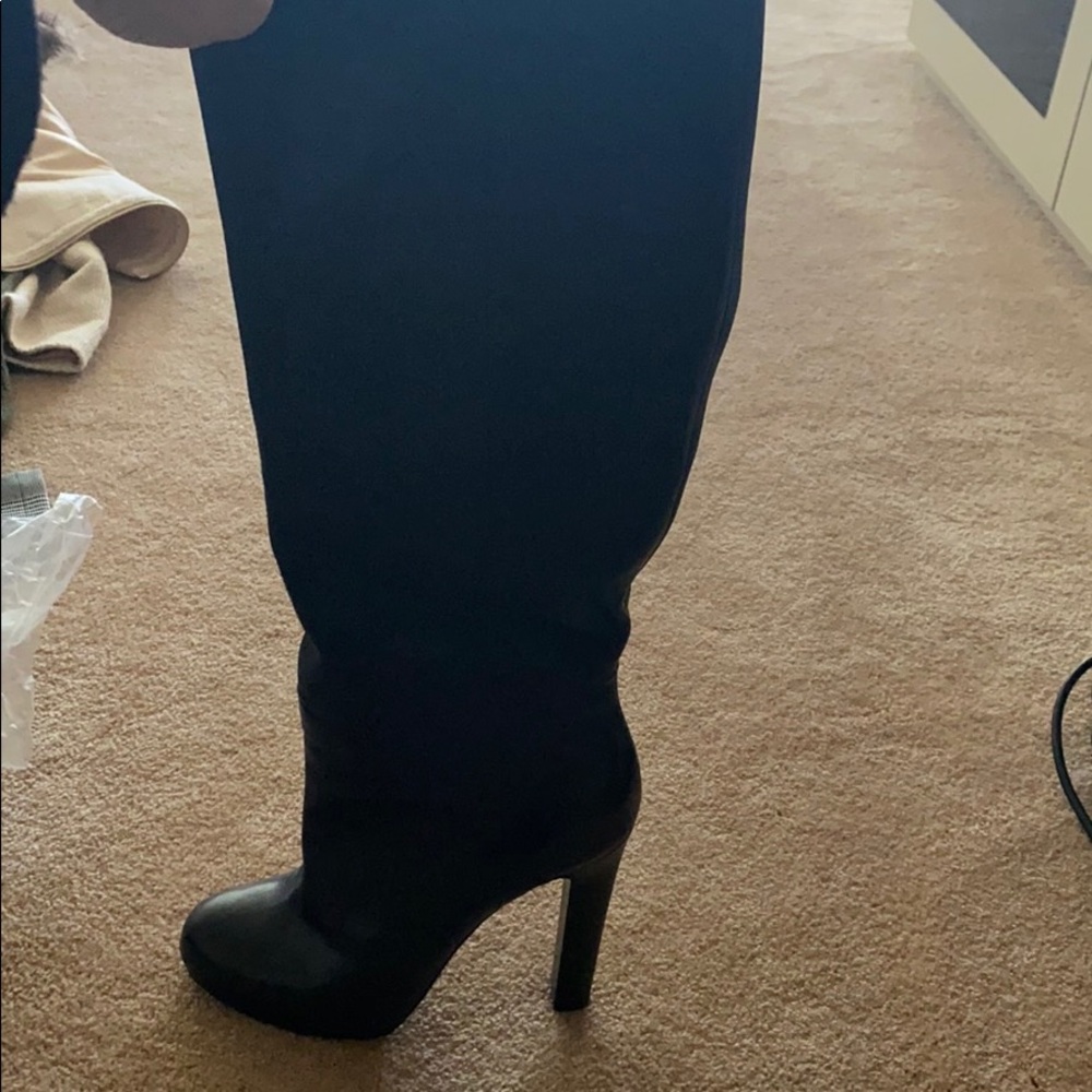 Gianmarco Lorenzi Leather High Heel Boots